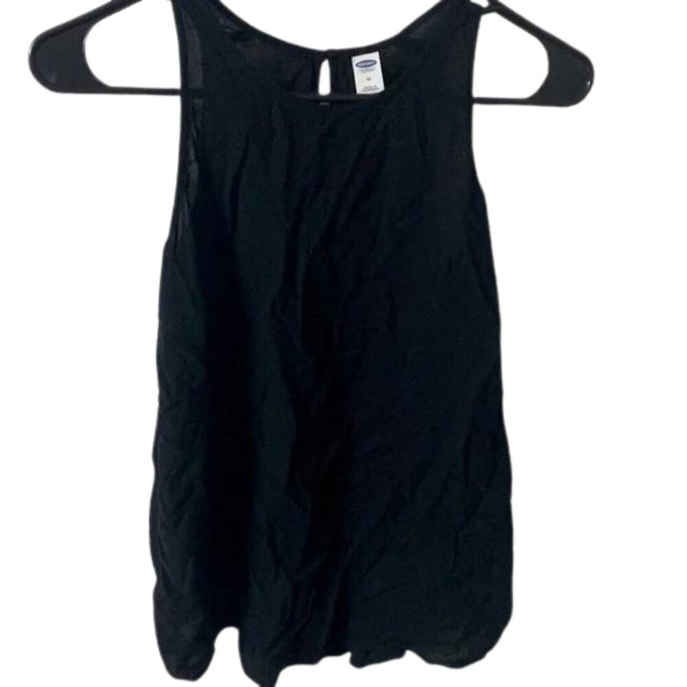 Old Navy Black Tank Top Loose Fit Size M